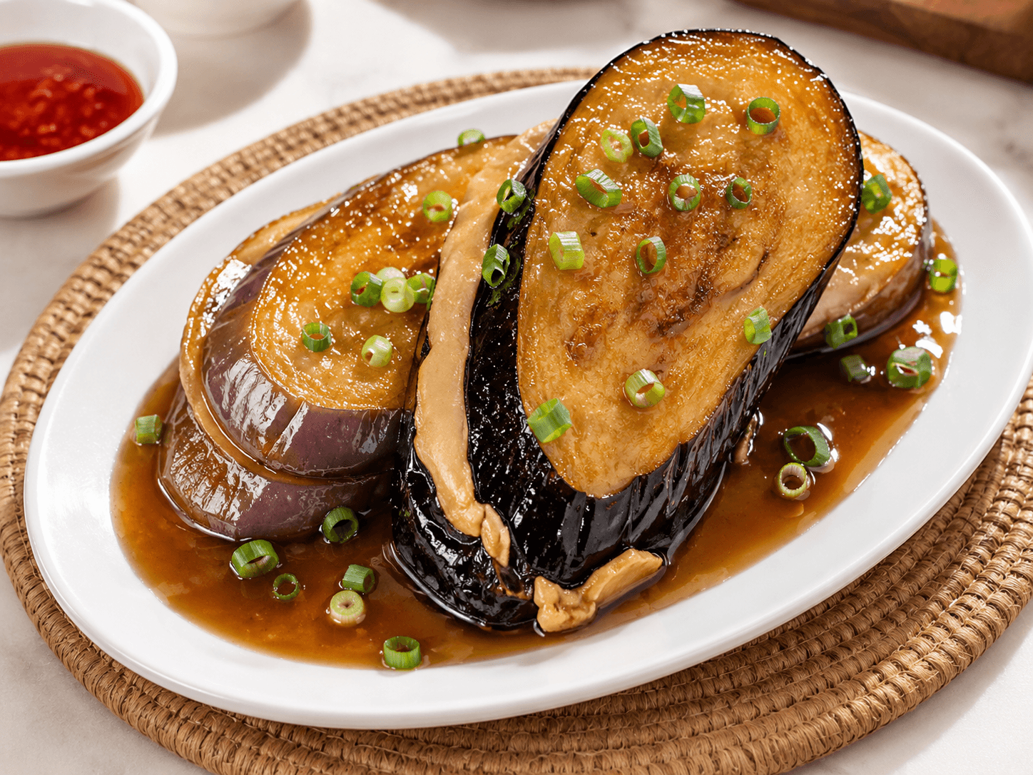Foo Hou Dim Sum 鼓汁酿茄子 Eggplants (Yong Tau Foo)