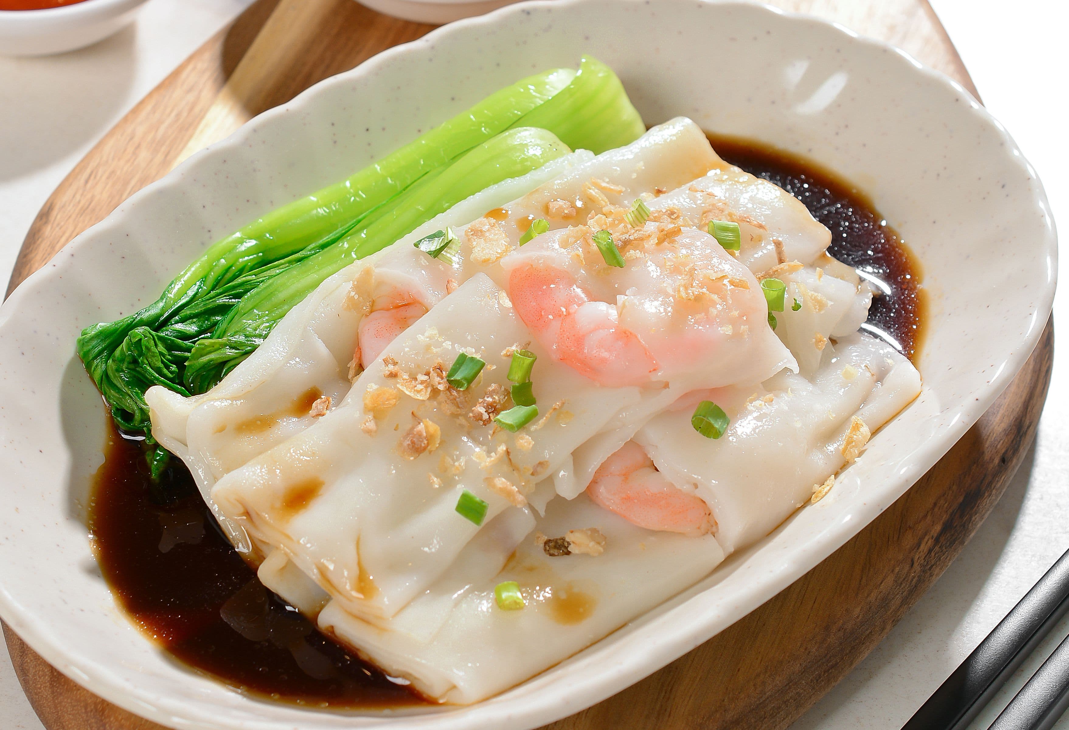 Foo Hou Dim Sum 鲜虾肠粉 Prawn (Cheong Fun)